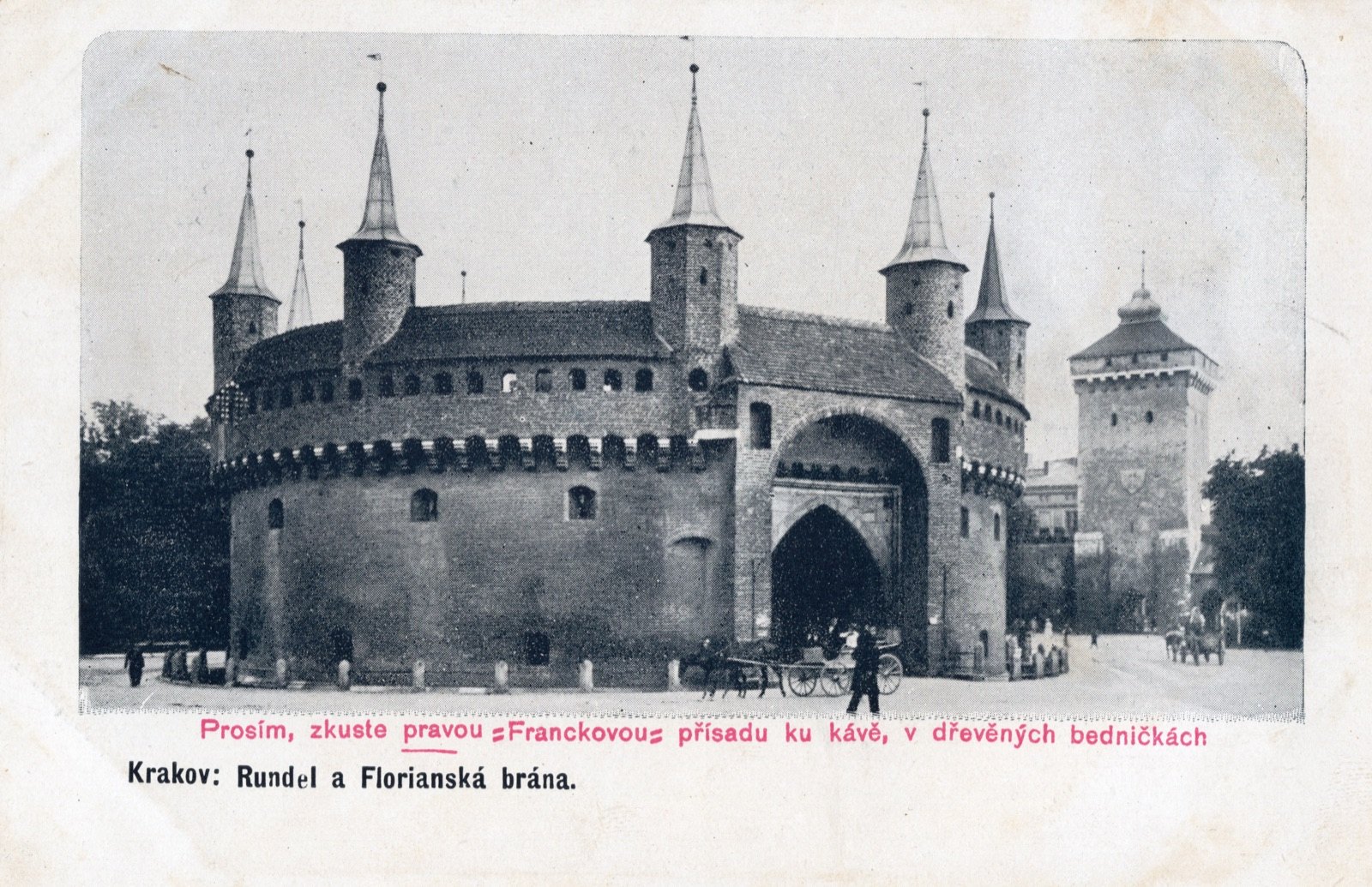 Barbakan w reklamie cykorii Francka
