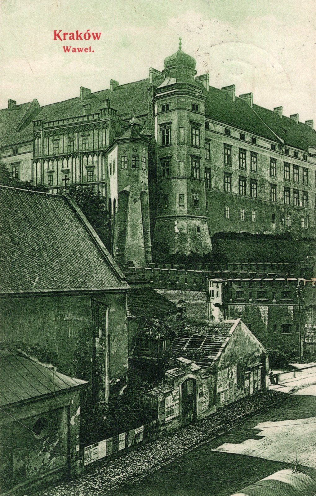 Wzgórze wawelskie z afiszami — list do Lwowa, czerwiec 1906