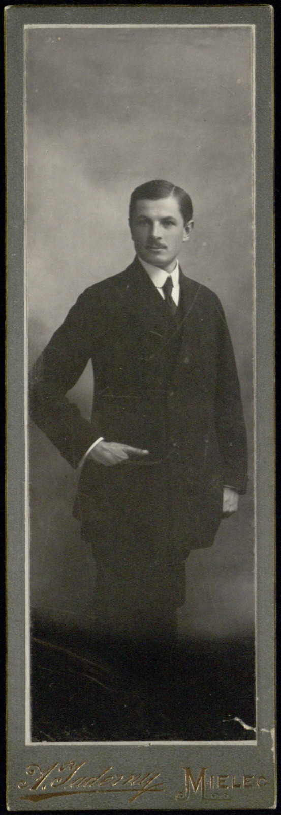 portret młodego mężczyzny w garniturze