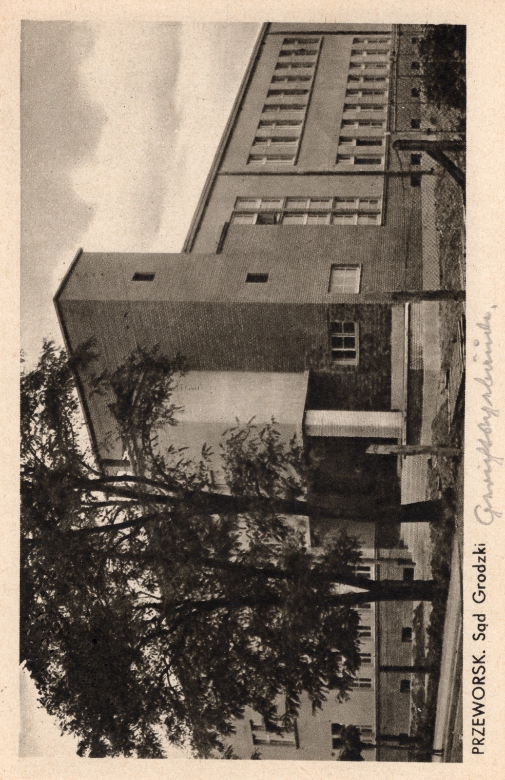 Sąd Grodzki (modernistyczny gmach); nakł. Z. Kisielewskiego, Przeworsk; rewers zapisany (niem.), nieobiegowa