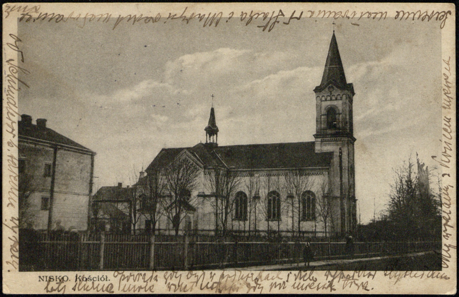 Kościół (parafialny, z wieżą); nakł. H. Neuwirth, Nisko