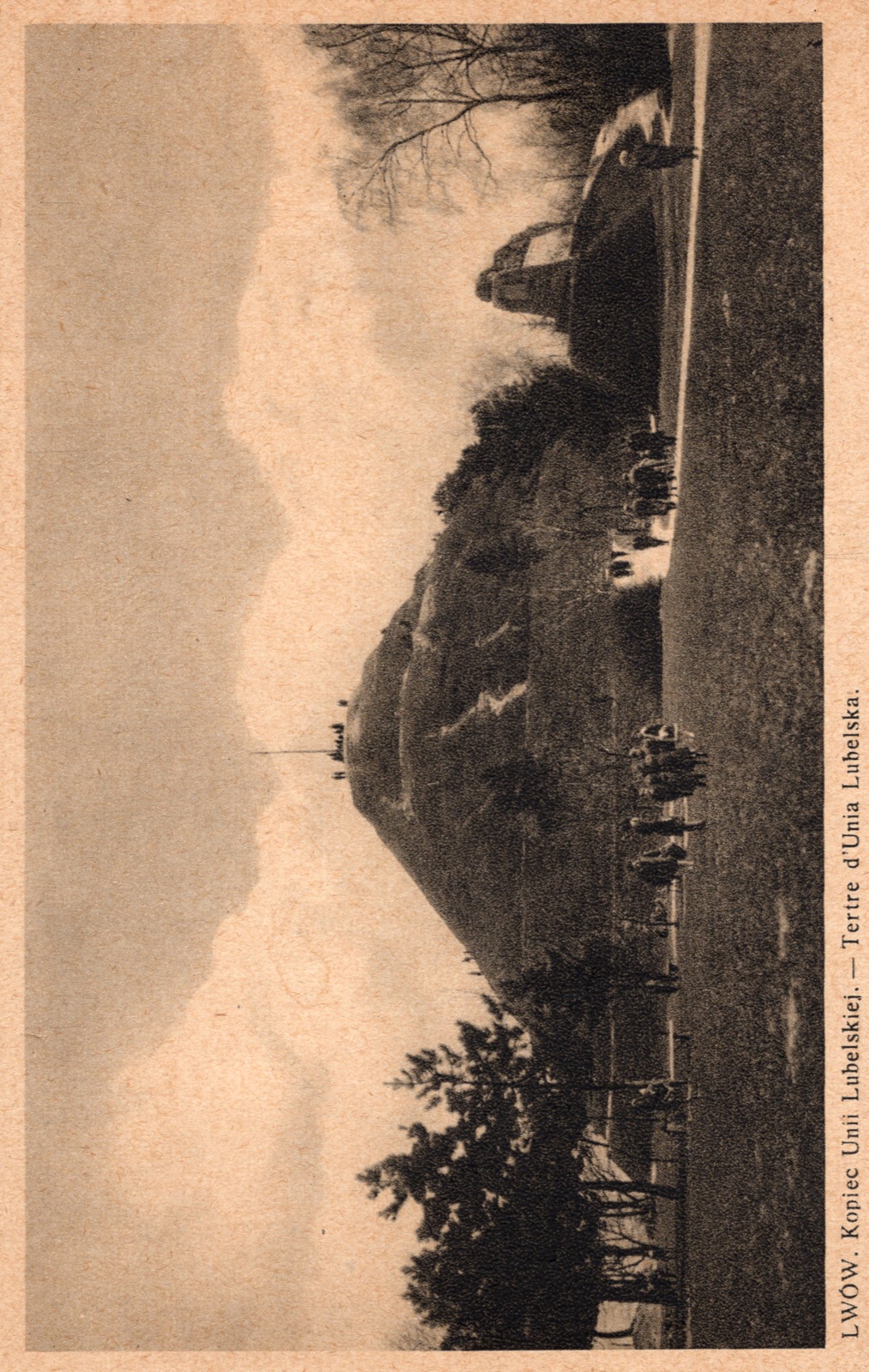 „LWÓW. Kopiec Unii Lubelskiej / Tertre d'Unia Lubelska”