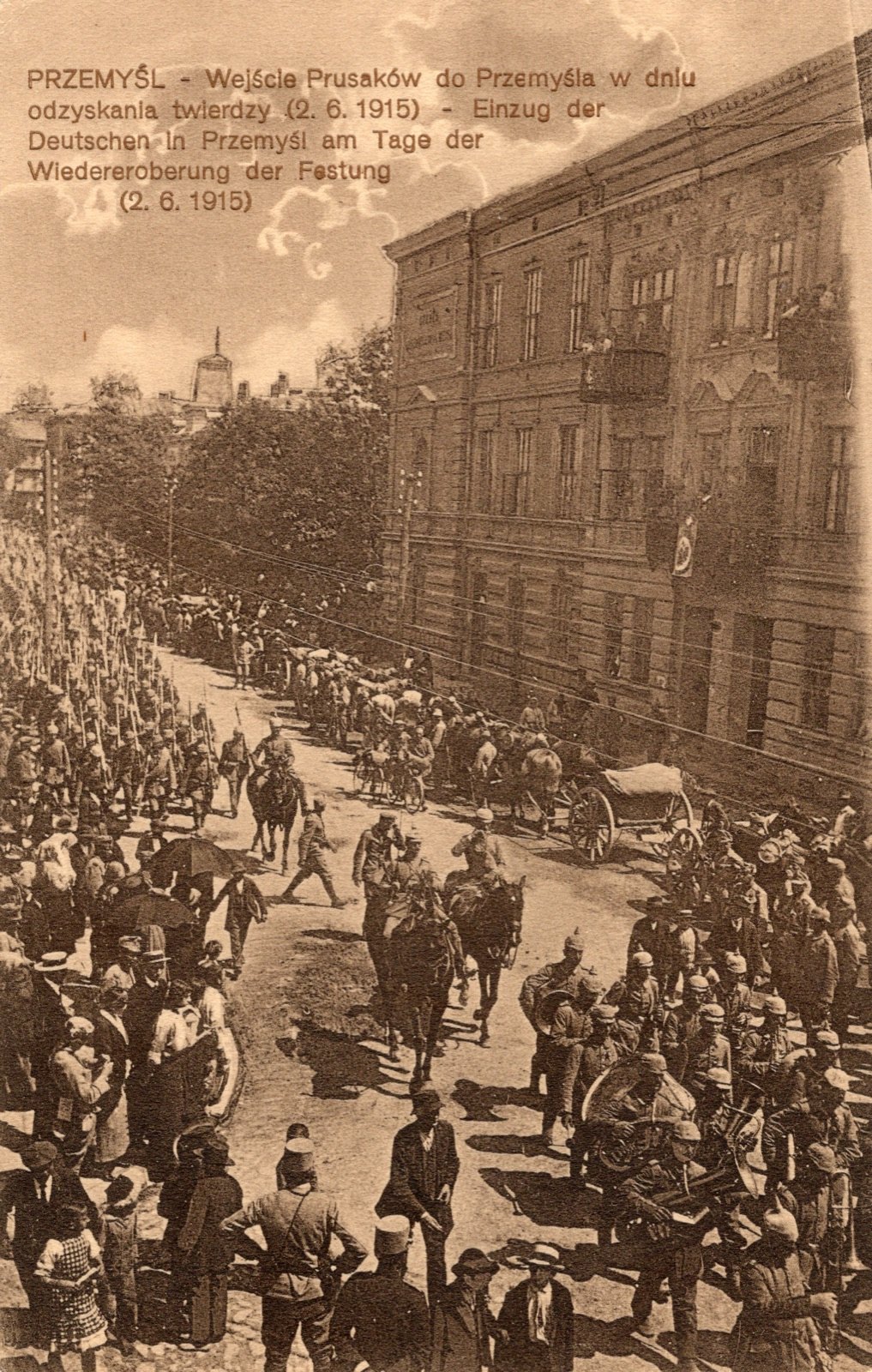 Wkroczenie wojsk niemieckich do Przemyśla, 2 czerwca 1915