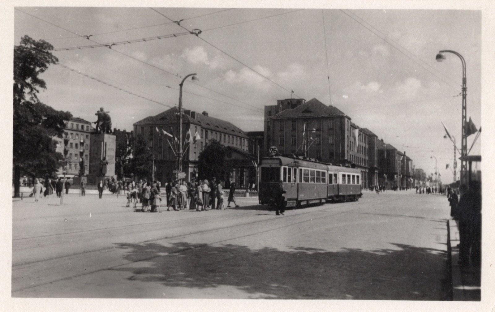 Tramwaj linii 26 na Trasie W-Z