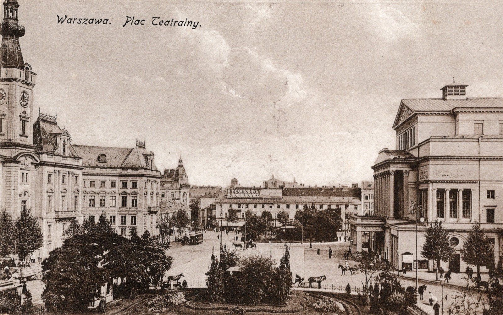 Plac Teatralny i Teatr Wielki