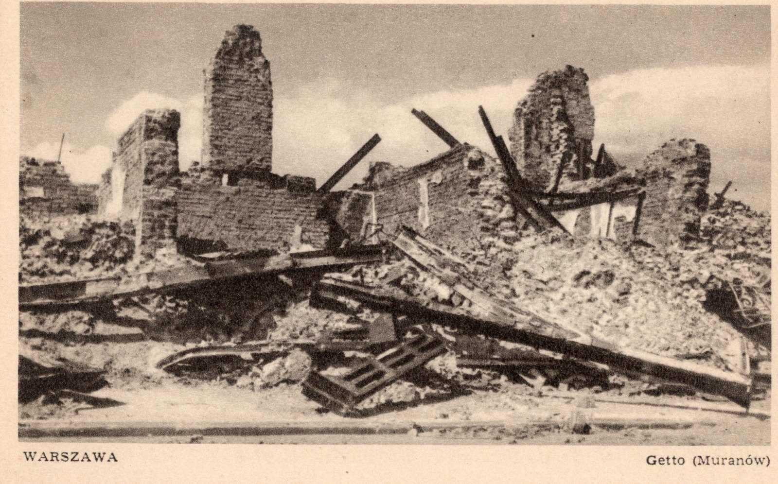 Ruiny Muranowa — fot. J. Bułhak i Syn