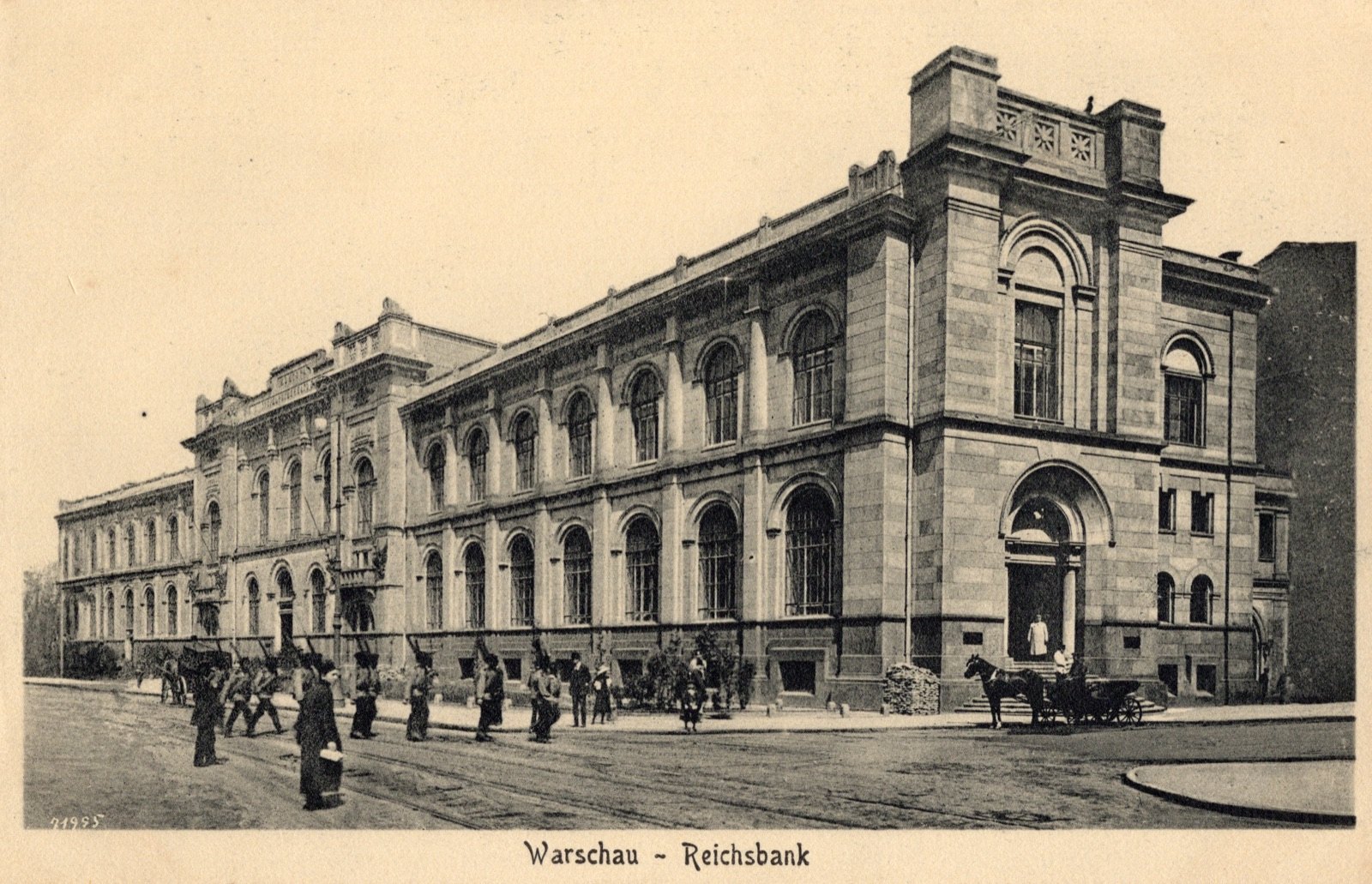 Gmach Reichsbanku, list żołnierza z czerwca 1917