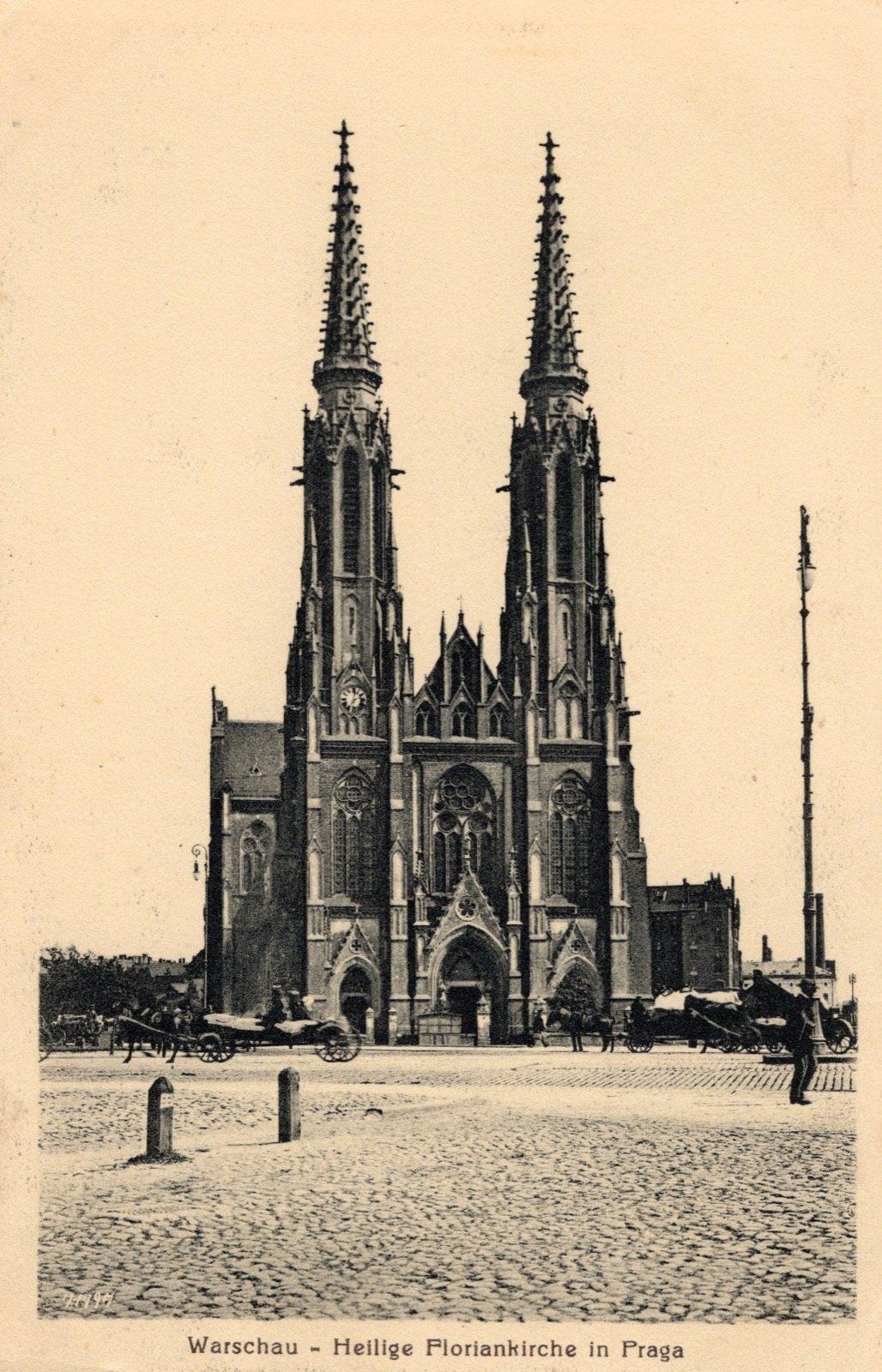 Kościół św. Floriana na Pradze, sierpień 1916
