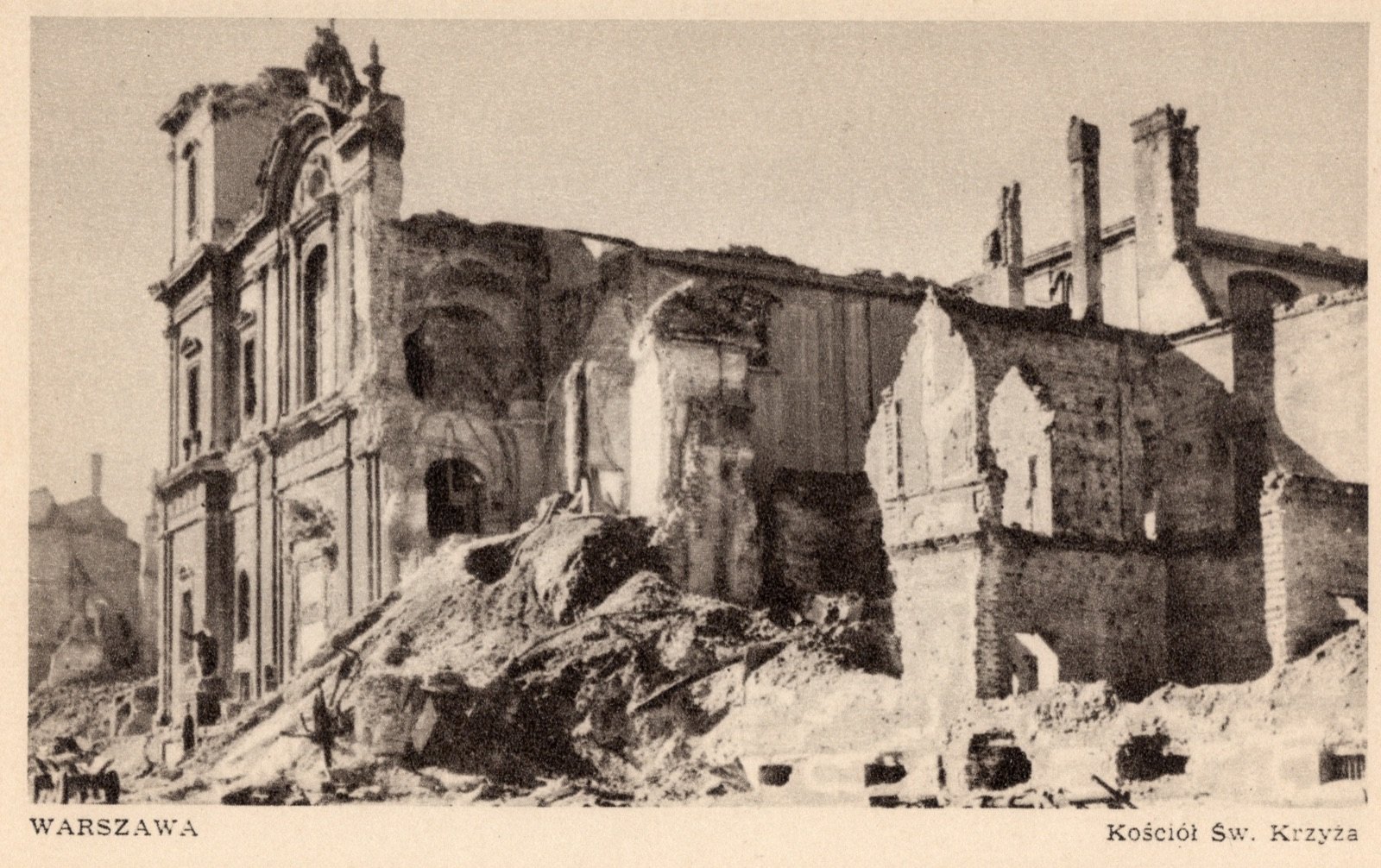 Ruiny kościoła Świętego Krzyża — fot. J. Bułhak i Syn