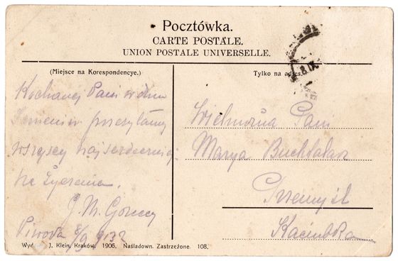Odwrocie karty: Spokojna ulica Kościuszki, nakład Kleina