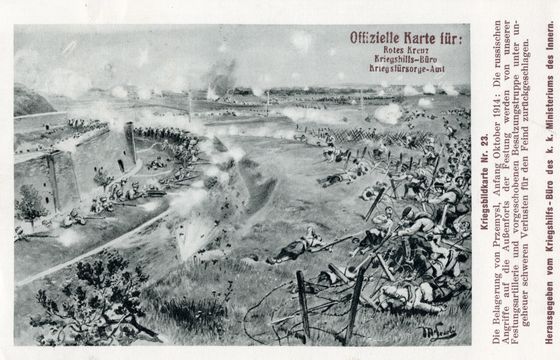 Szturm na zewnętrzne forty, październik 1914