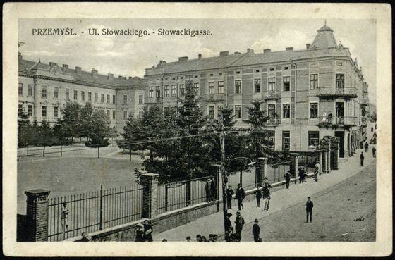 Ulica Słowackiego w poczcie polowej
