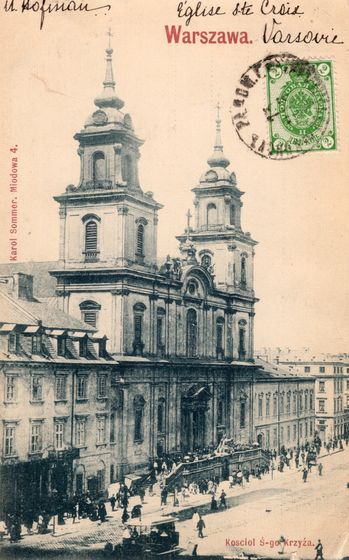 Kościół Świętego Krzyża, karta do Paryża