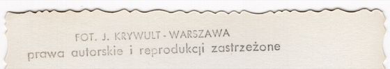 Odwrocie karty: Gmach Zachęty z zestawu Krywulta